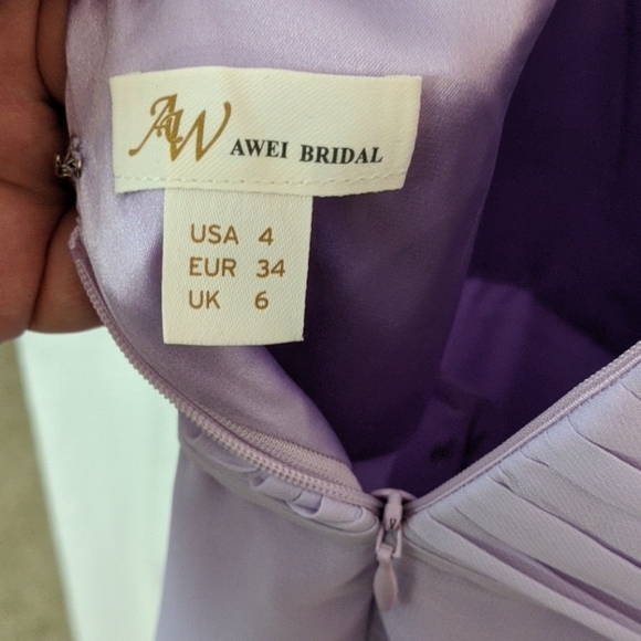 Bridesmaid full length sleeveless formal dress - Picture 7 of 8